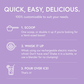 MATCHABAR Epic travel pouch enables quick latte on the go.