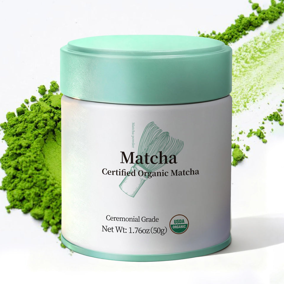 MatchAdmire ceremonial-grade matcha can 50g for authentic daily rituals.
