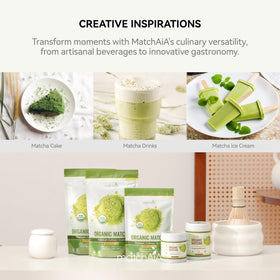 MatchAiA baking with matcha powder, enhancing flavor and color.