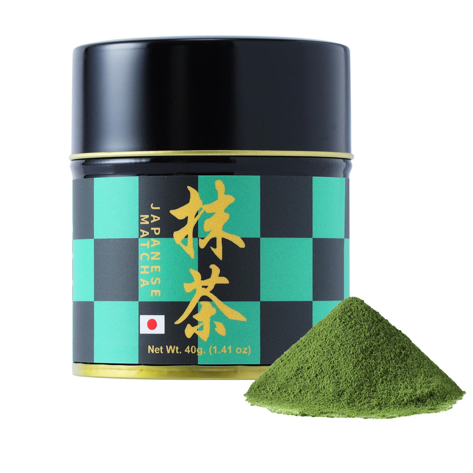 Matcharl ceremonial-grade Kyoto-Uji tin, perfect for authentic ceremonial tea preparation.