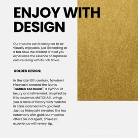 Matcharl Japanese craftsmanship label emphasizes tradition and authenticity.