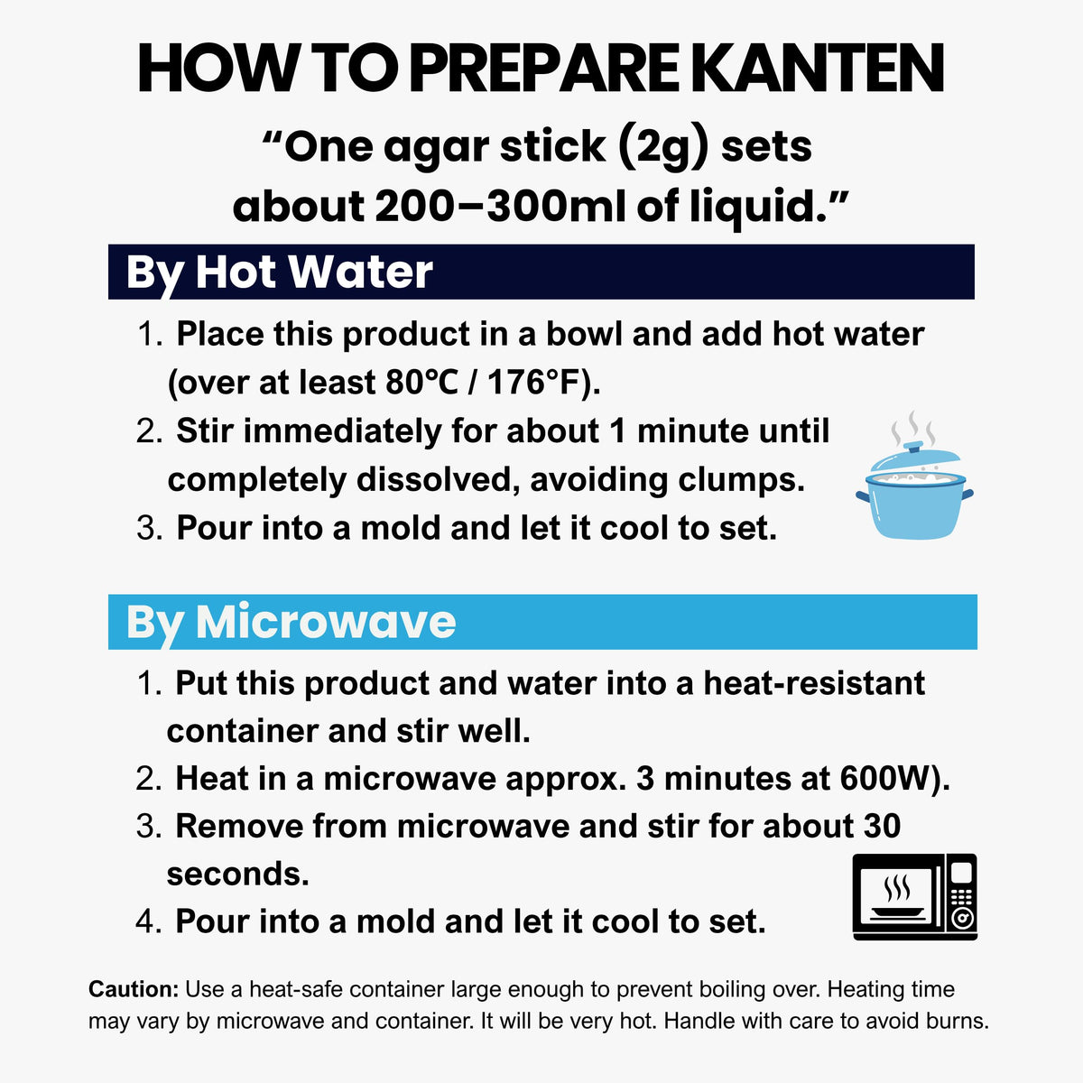 Matcharl KANTEN gel in a mold for elegant desserts
