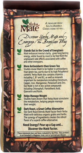 Mate Factor yerba mate leaves closeup emphasizes natural flavor