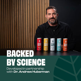 Huberman-backed Mateina formula designed for steady energy during work or workouts