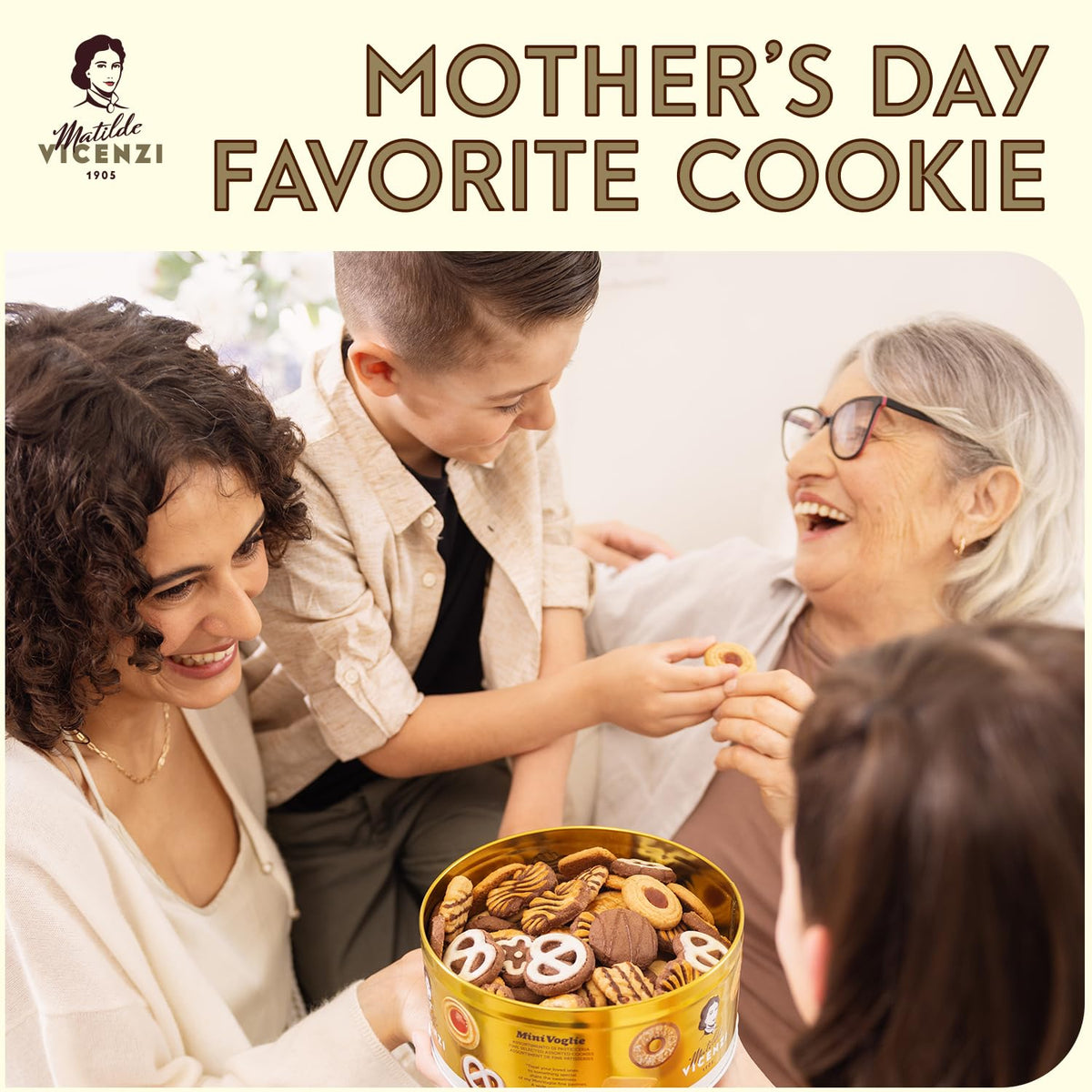 Matilde Vicenzi Minivoglie citrus-flavored cookies brighten tea time