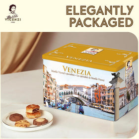 Matilde Vicenzi Venezia gift tin cream filled pastries for celebrations