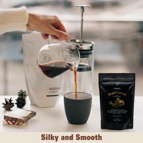 Matinée Kopi Luwak coffee packaging ready for gifting or shelf display.