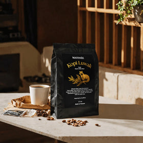 Vietnam origin map segment connects Matinée Kopi Luwak to sustainable sourcing.
