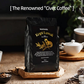 MATINEE Kopi Luwak packaging highlights sustainable sourcing
