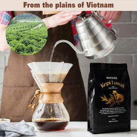 Sustainable sourcing note on MATINEE Kopi Luwak packaging