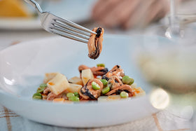 Matiz Mussels olive oil and vinegar package for pasta or toast