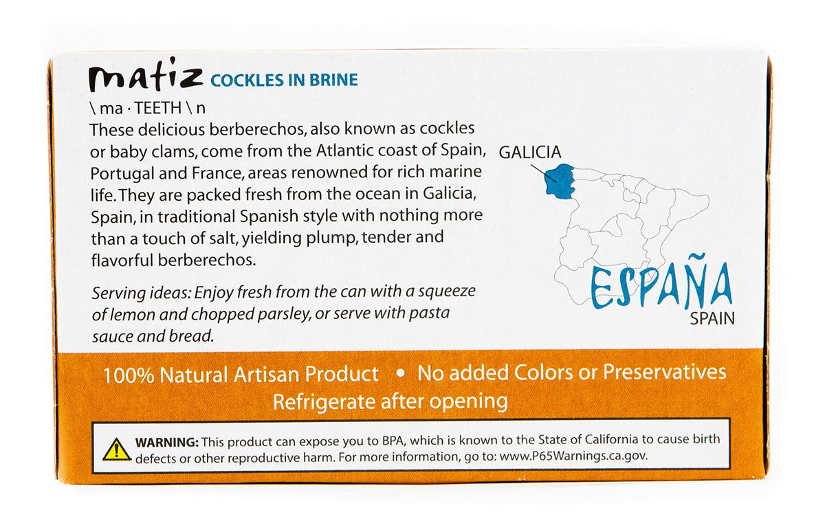 Matiz natural sea salt brine preserves moisture