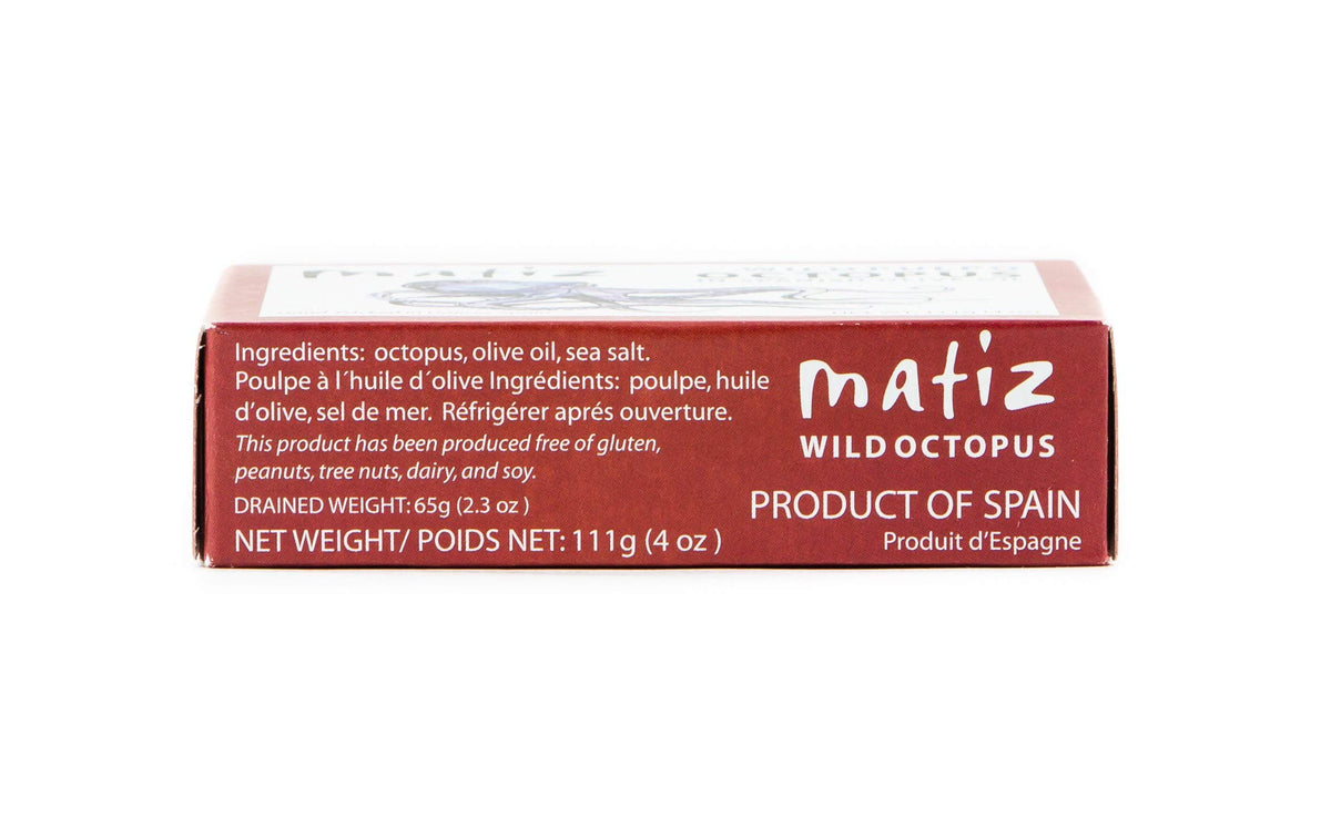 Matiz Pulpo wild-caught from Atlantic waters