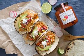 Matiz Sofrito handmade process preserves fresh produce.