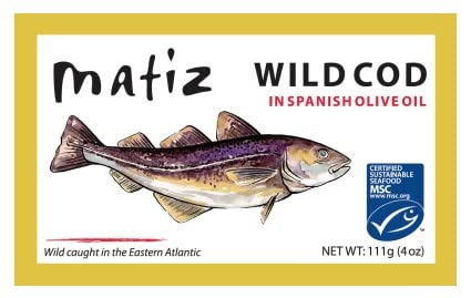 Artisanal Matiz cod pack highlighting sustainable sourcing