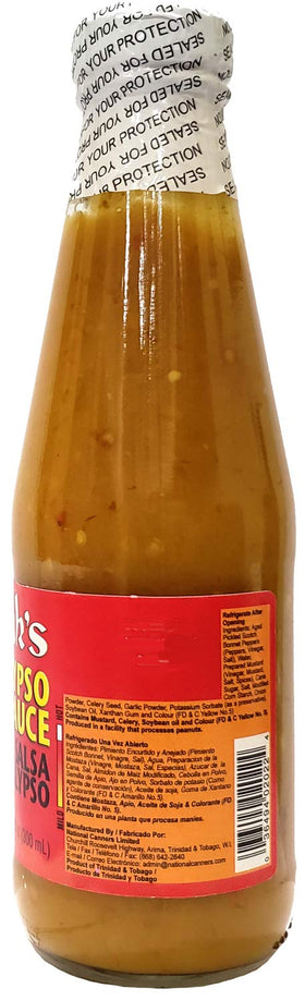 Matouk's Calypso Sauce front-label highlights sweet-spicy Caribbean flavor