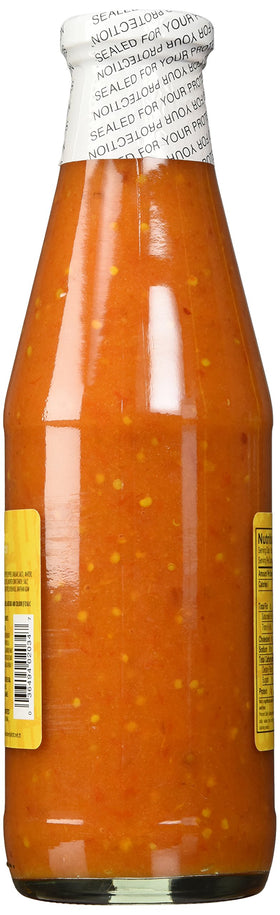 Matouk's label close-up highlights authentic Trinidad and Tobago recipe.
