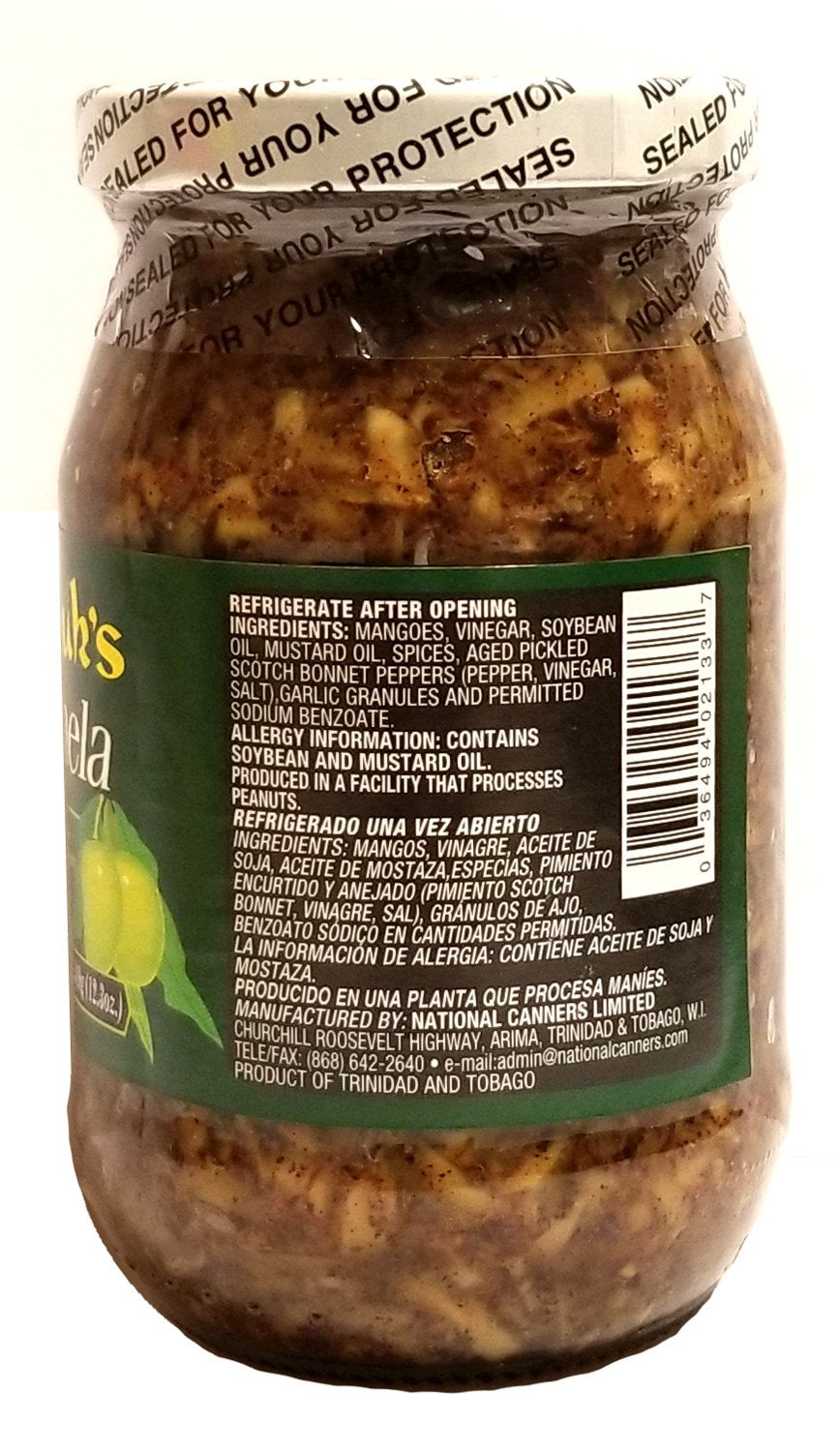 Matouk's Mango Kuchela pour shot, ideal for enhancing bean salads and rice dishes