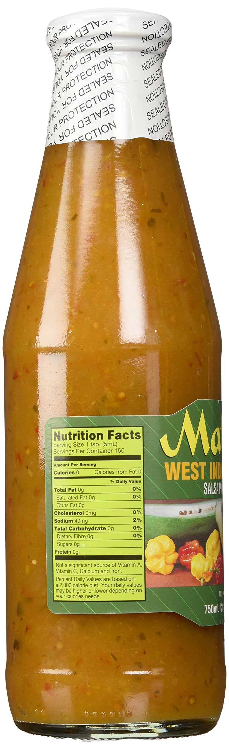 Matouk's West Indian Hot Sauce on a plate adds a spicy kick to meals.