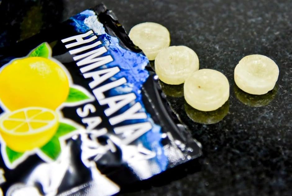 Halal-certified Himalaya Salt Candy in portable multi-pack for travel and work