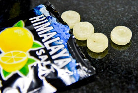 Halal-certified Himalaya Salt Candy in portable multi-pack for travel and work