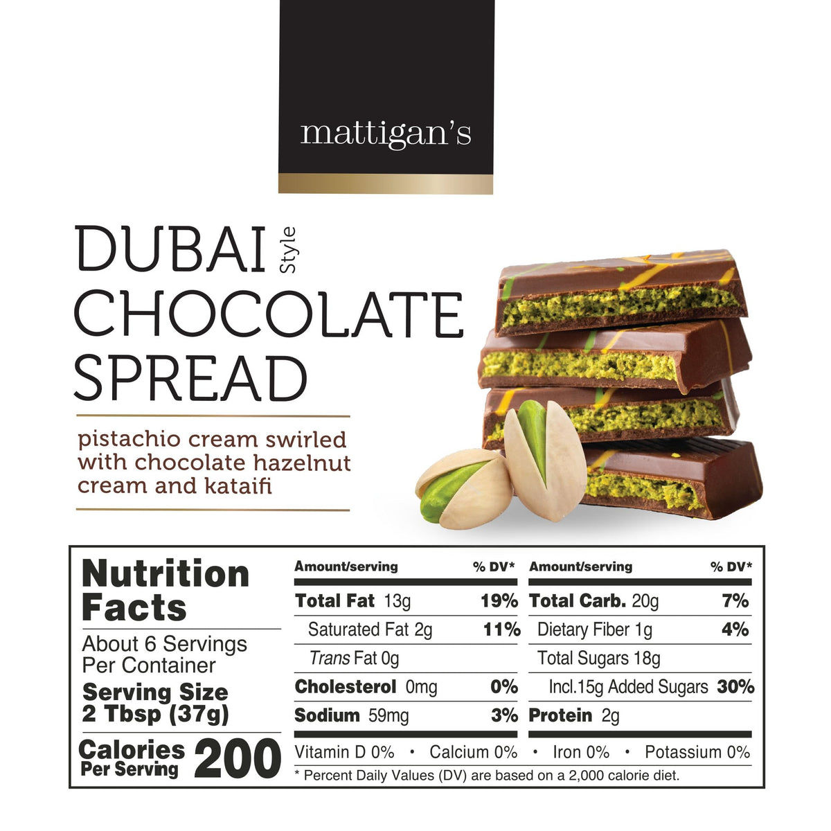 Mattigan's Dubai Style Chocolate Spread on croissants elevates breakfast treats.
