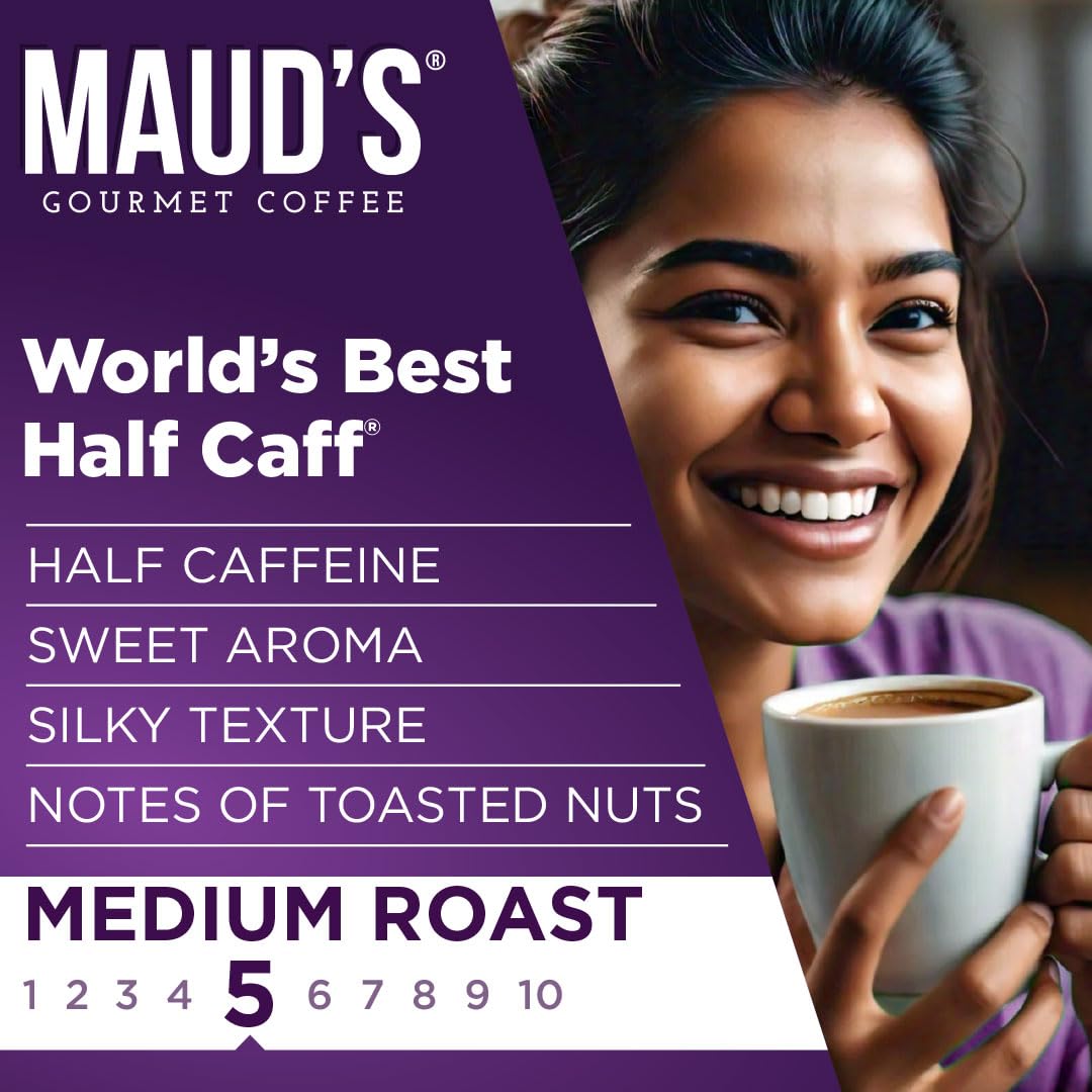 Maud's 100% Arabica coffee beans offering rich aroma and balanced flavor