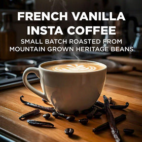 Maud's 100% Arabica instant coffee packets deliver consistent taste.