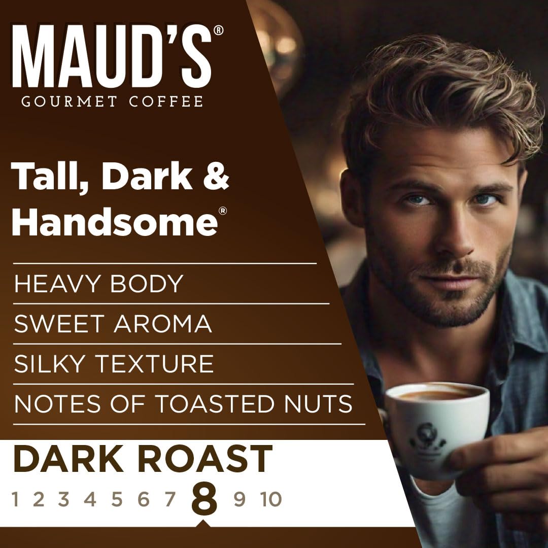 Maud's 100% Arabica beans emphasize ethical sourcing and quality