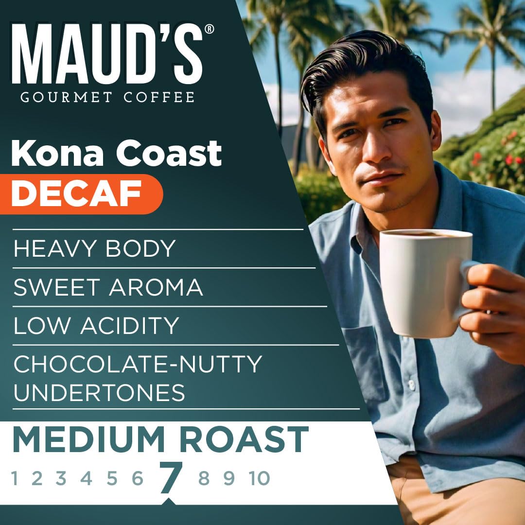 Ethically sourced 100% Arabica beans in Maud's pods
