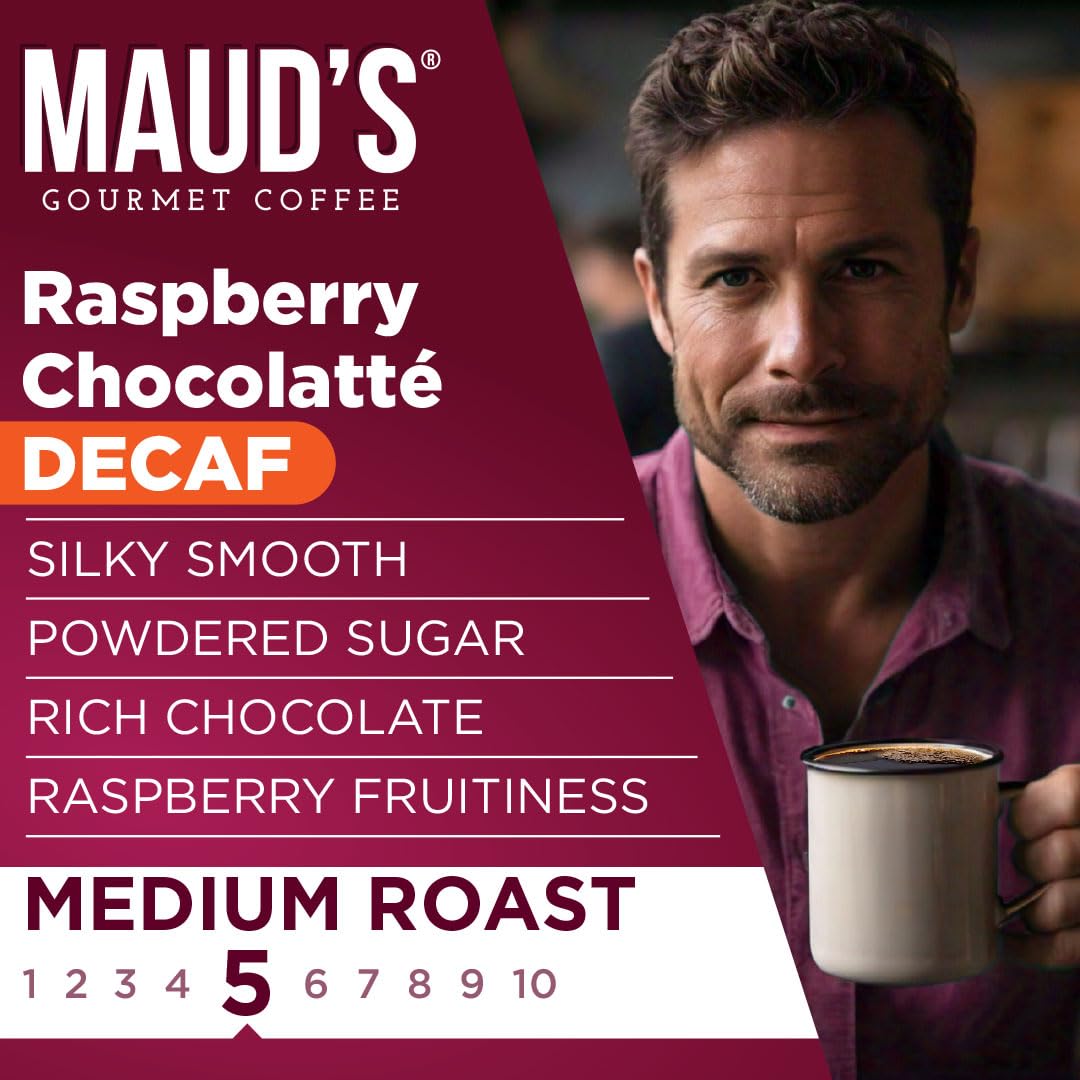 Maud's 100% Arabica beans—high-quality flavor in every cup