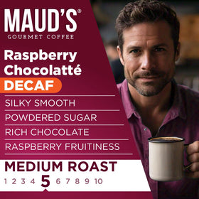 Maud's 100% Arabica beans—high-quality flavor in every cup