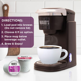 Maud's coffee aroma rising from a steaming cup with diverse flavor notes.