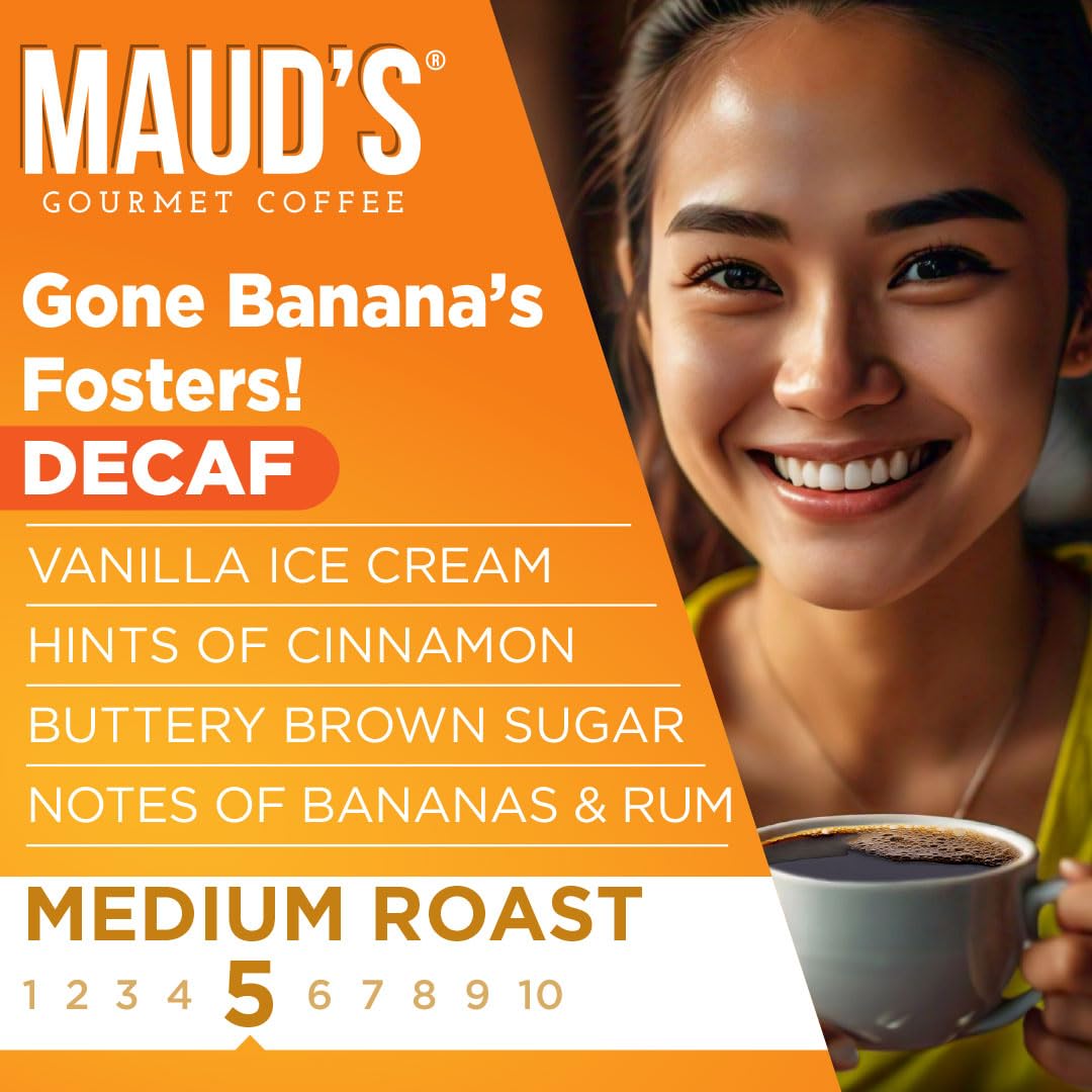 Maud's Banana Foster aroma close-up highlighting creamy banana notes.