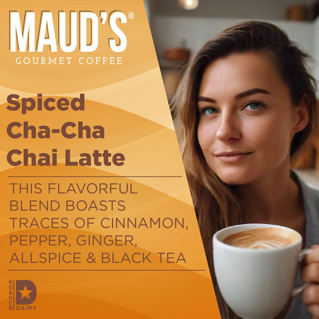 Maud's chai latte pods demonstrate easy compatibility for quick mornings.
