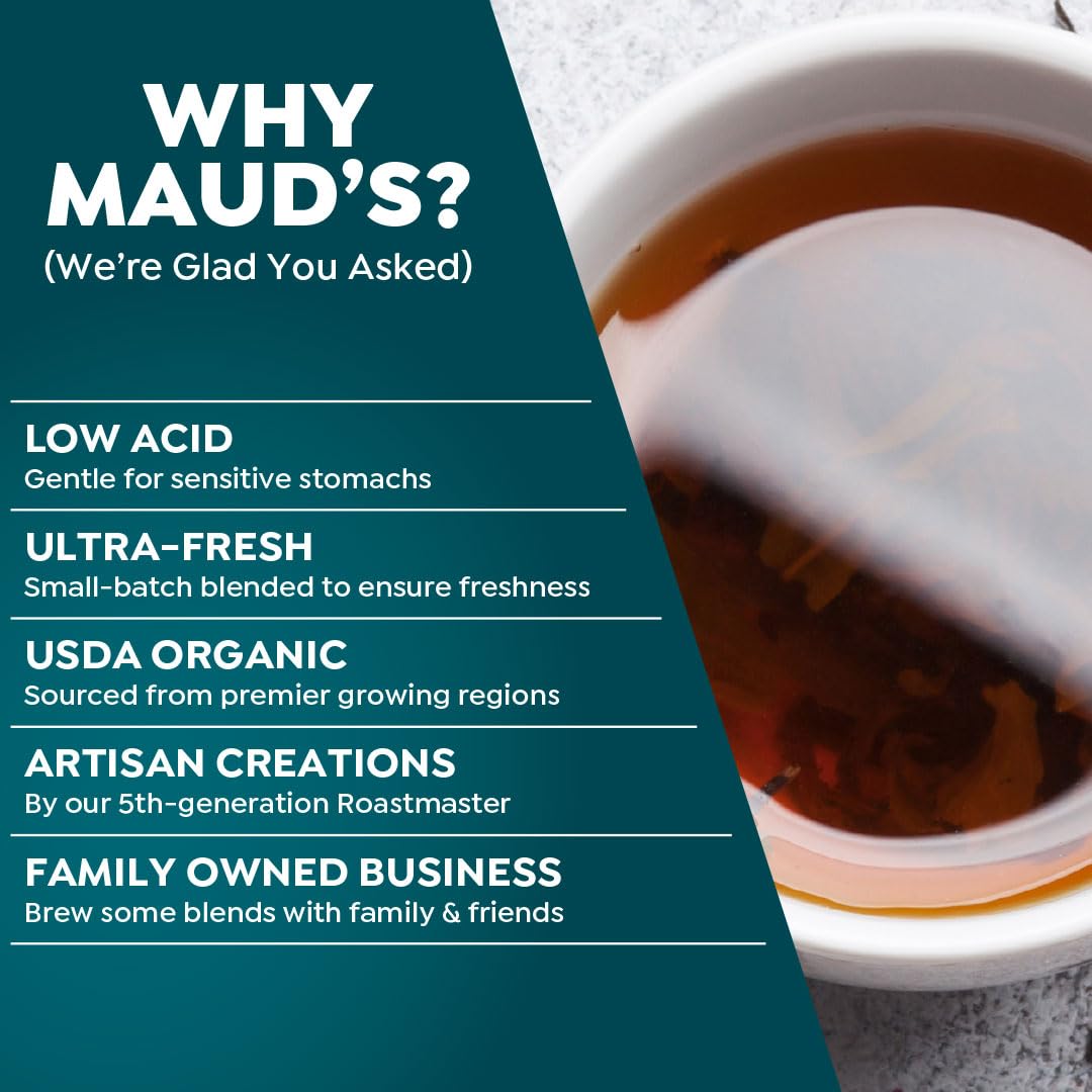 Maud's chai tea pods bring warm spice in a single cup.