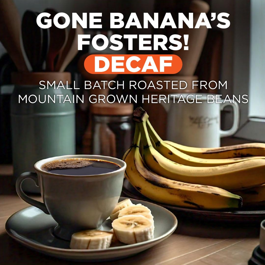 Maud's decaf coffee pods brewing a smooth cup with caffeine-free ease.