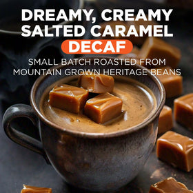 Decaf Arabica coffee pods from Maud’s with a sleek front view.