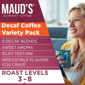 Maud's Decaf Raspberry Choco Latte pods for a fruity, creamy afternoon treat.