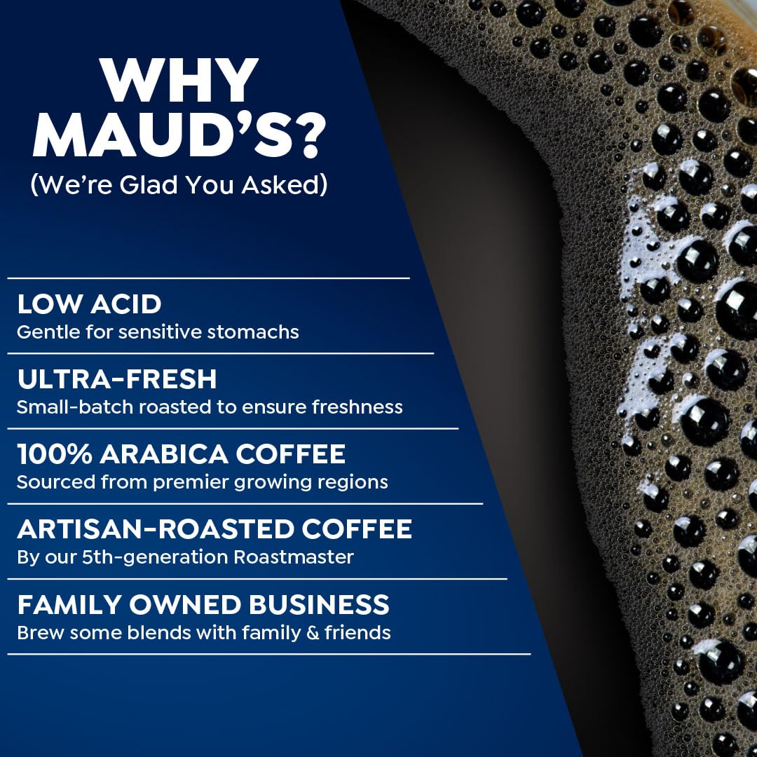 Maud's Decaf World's Strongest pods offer a robust decaf flavor