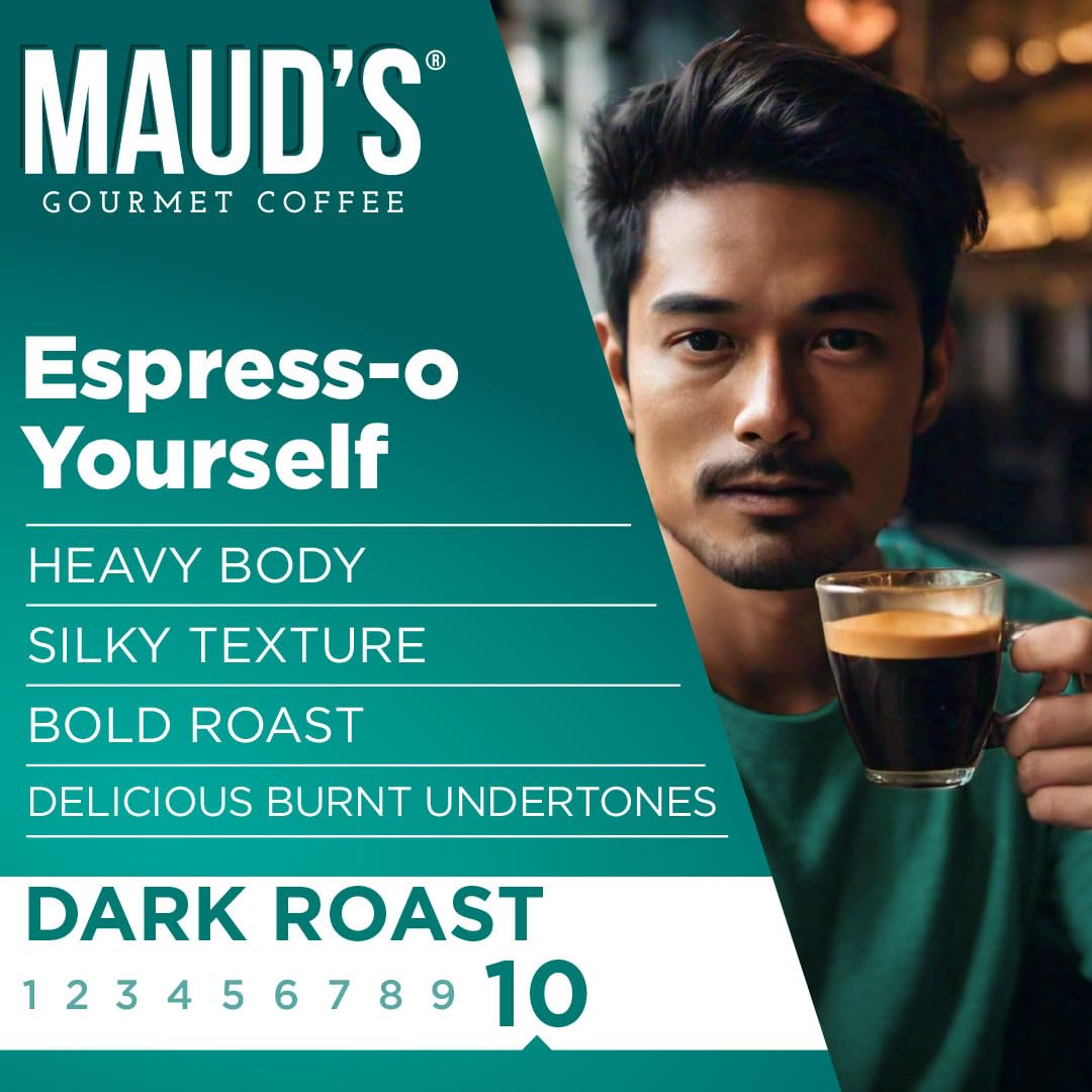 Maud's Arabica 100-count box emphasizes fresh, consistent quality