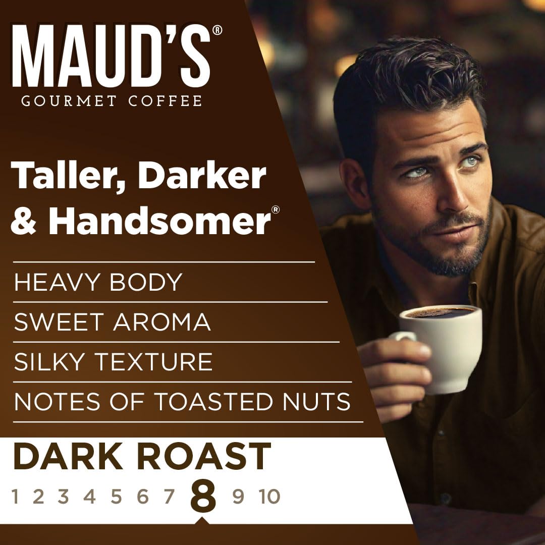 Maud's Fair Trade certification label on packaging emphasizing ethical sourcing.