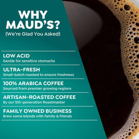 Maud's family-owned brand supporting sustainable coffee choices