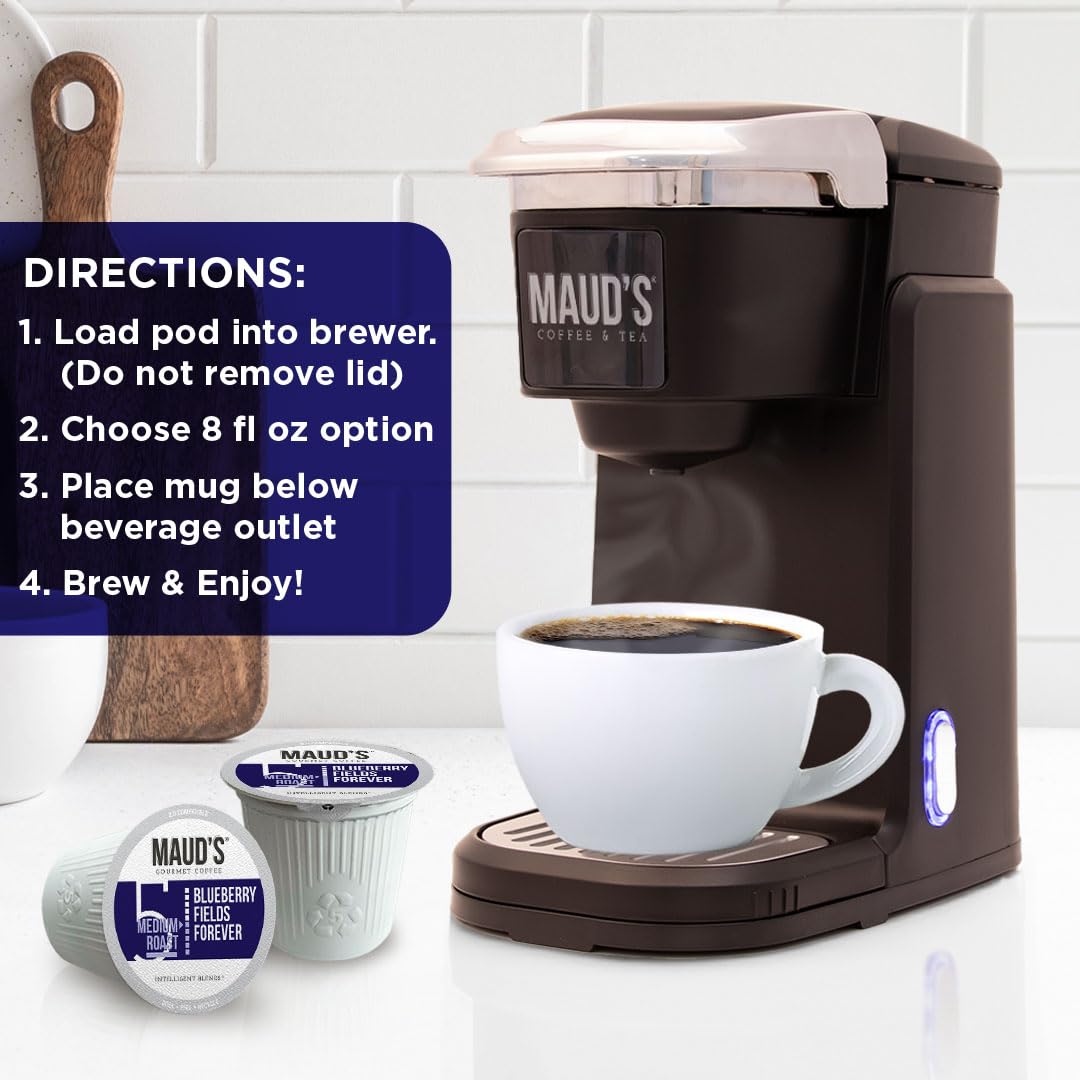 Maud's family-owned brand delivering thoughtful, high-quality coffee pods.
