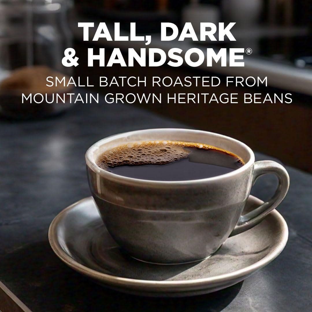 Maud's instant coffee cup hot—quick, aromatic, satisfying beverage.