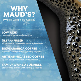 Maud's Keurig-compatible coffee pods for quick single-serve brews