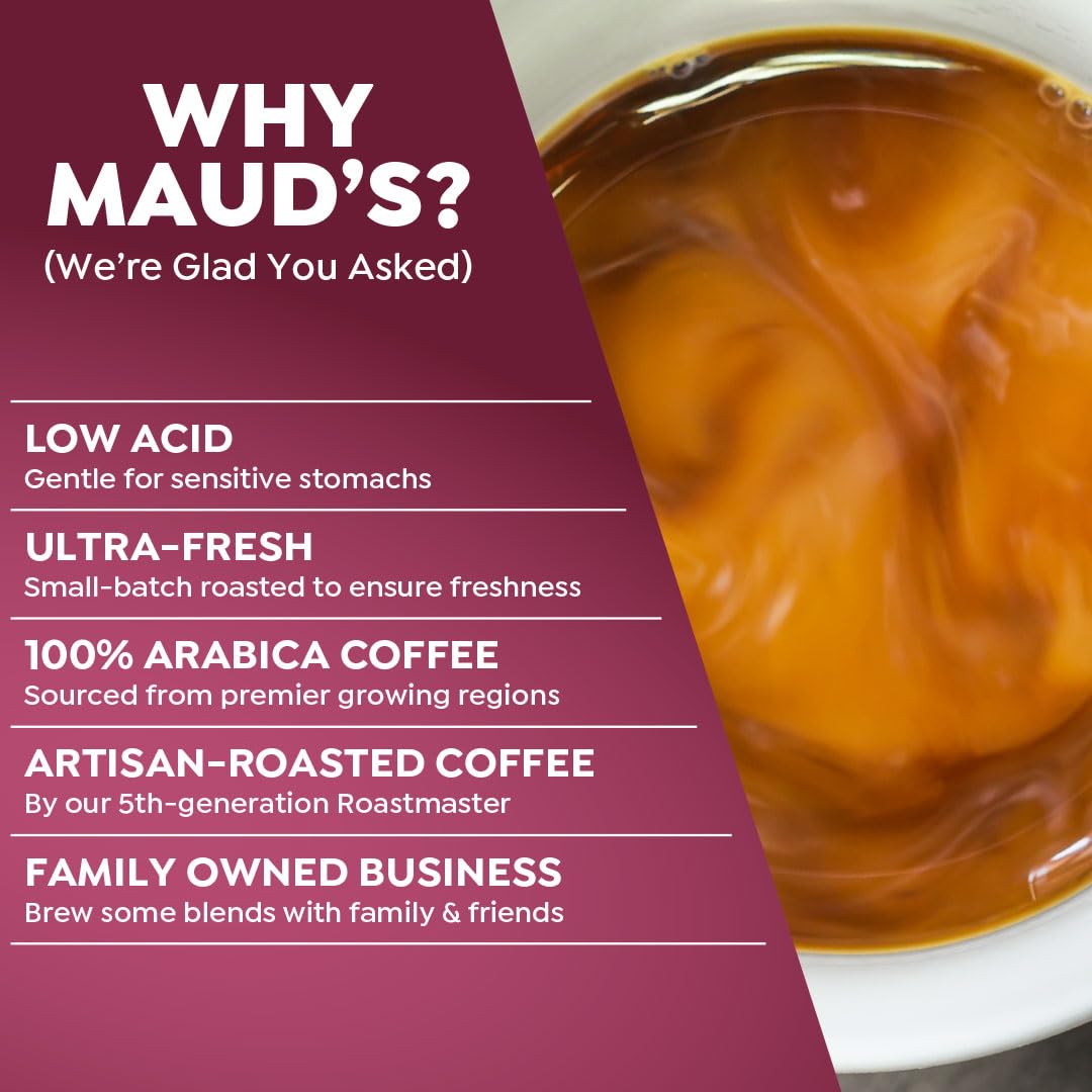Maud's Keurig-compatible coffee pods fit nearly any single-serve brewer.