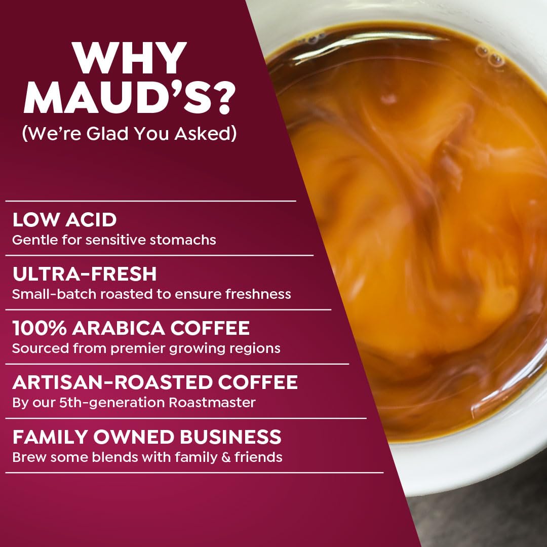 Maud's Keurig-compatible single-serve pods for quick, mess-free brewing