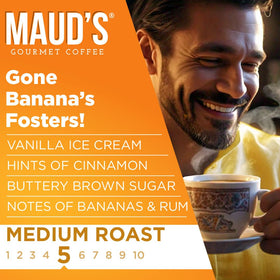 Maud's compatibility with Keurig K-Cups lets you brew easily at home.