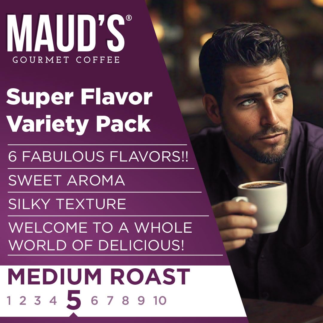 Maud's medium roast Arabica pods emit a fresh aroma upon opening.